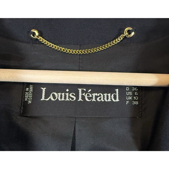 NOS Louis Feraud SIZE 6 Womens Blazer Jacket SILK LINEN VTG 1980s Quiet Luxury - Picture 13 of 16